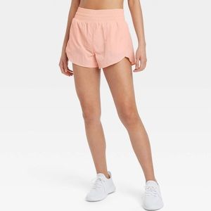 NWT Crinkle High Rise Run Shorts